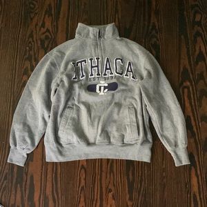 ITHACA COLLEGE QUARTER ZIP SWEATSHIRT